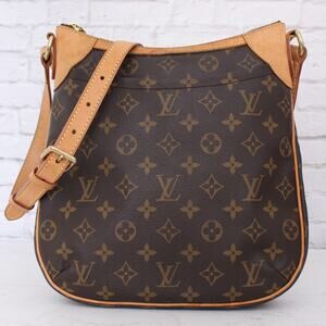 Louis Vuitton Odeon PM Monogram Crossbody Canvas Handbag Messenger LV Brown Zip